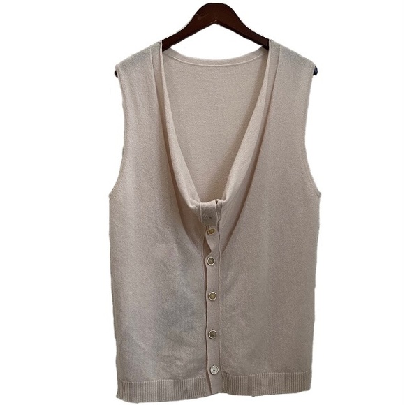 NWT Alexander McQueen Pale Pink Cashmere Cowl Neck Halter Back Sweater Size M - Picture 10 of 16